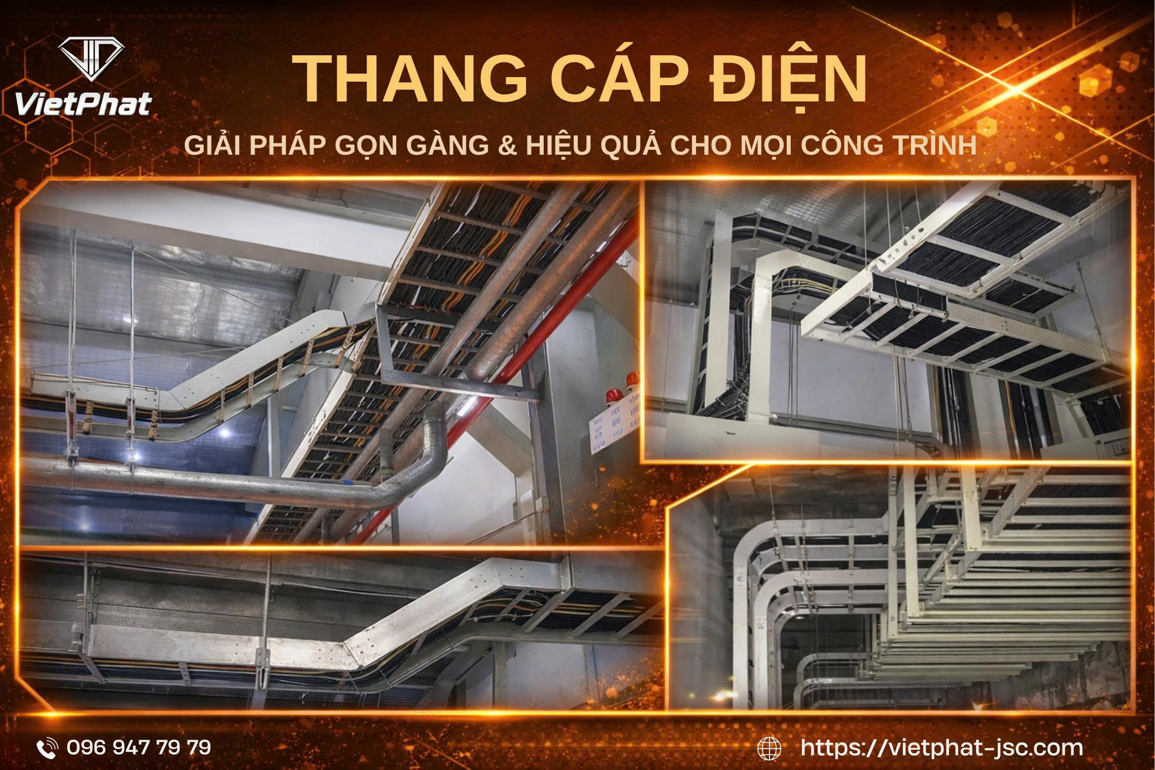 THANG CÁP ĐIỆN – GIẢI PHÁP GỌN GÀNG & HIỆU QUẢ CHO MỌI CÔNG TRÌNH