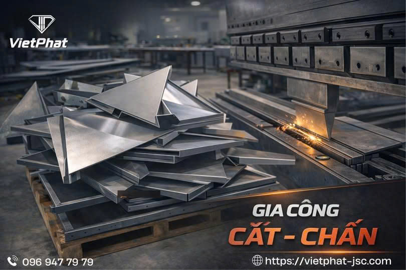 GIA CÔNG CẮT – CHẤN CNC CHÍNH XÁC CAO | VIỆT PHÁT JSC