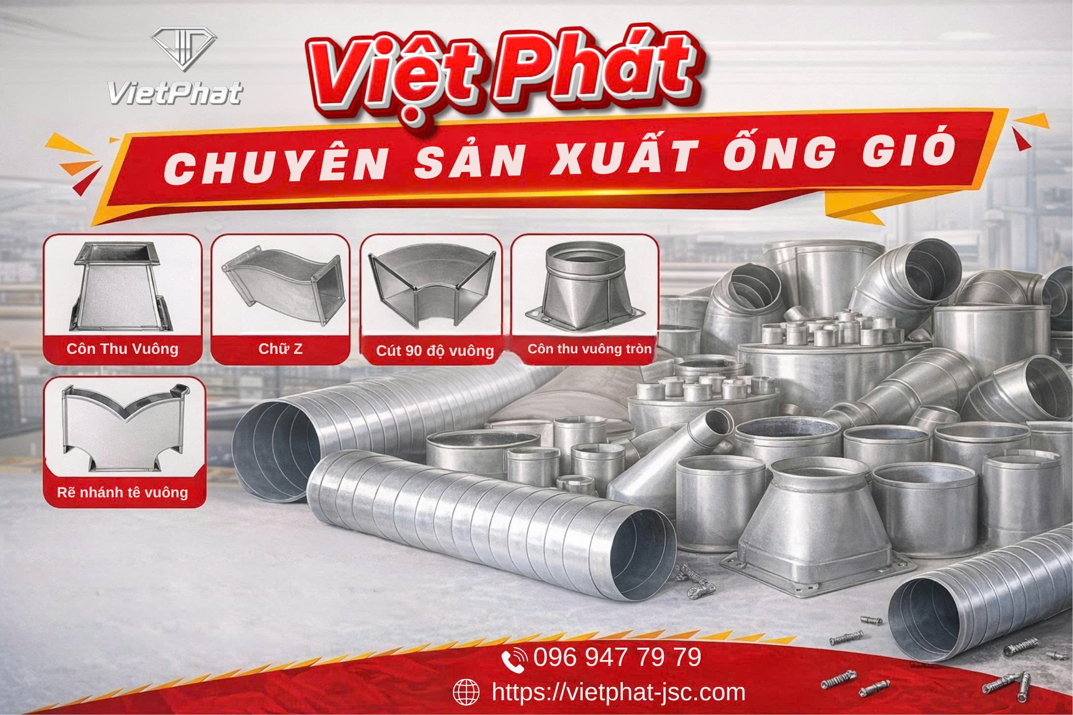 CHUYÊN SẢN XUẤT ỐNG GIÓ – GIẢI PHÁP TỐI ƯU CHO MỌI CÔNG TRÌNH